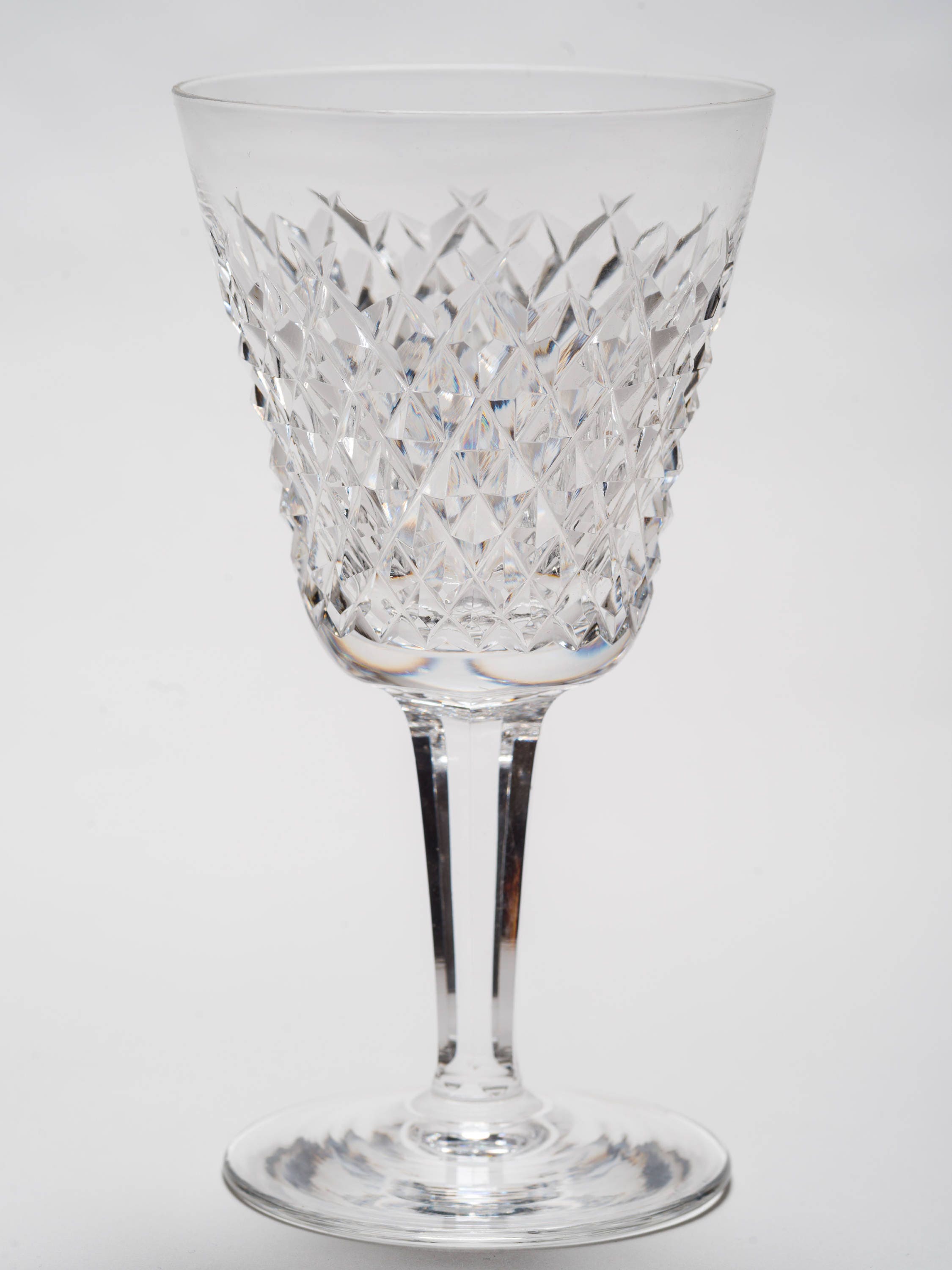Set of 8 Vintage Waterford Crystal Wine Glasses Circa 1980 Etsy