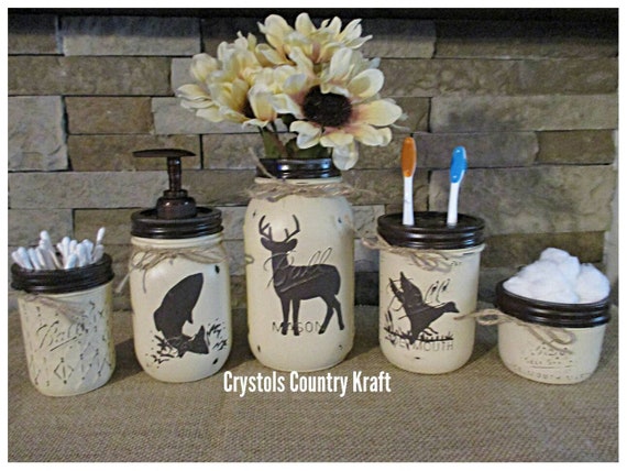 Deer Duck Hunting Bass Fish Bathroom Decor Bass Soap Etsy