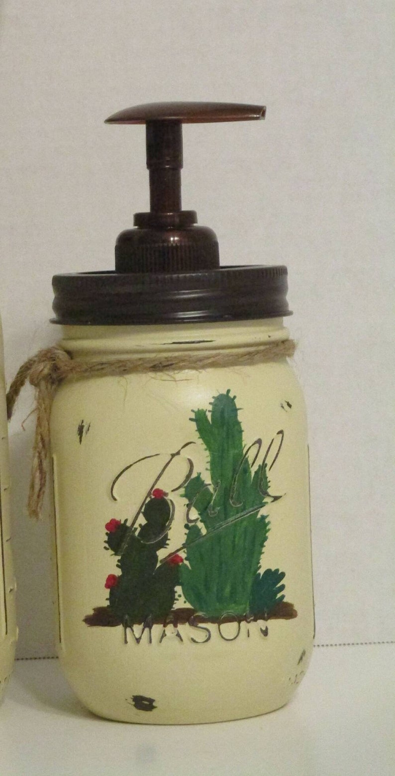 Rustic Soap dispensers distressed mason jars western decor Etsy