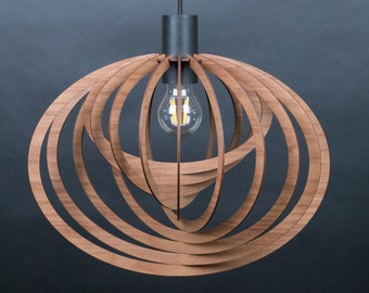 Lampe en bois, suspension, lampe en bois, suspension en bois, luminaire en bois, suspension, plafonnier, plafonnier, moderne