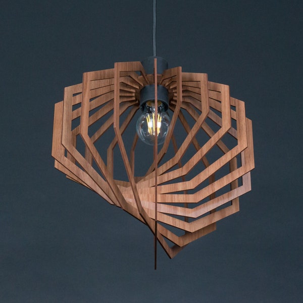 Mid Century Pendant Light - Etsy