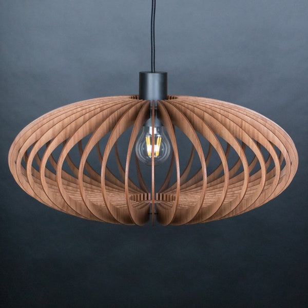 Lumière pendante en bois, lustre en bois, lumière de salle à manger, lumière suspendue, luminaire de plafond, lampe en bois, lampe en bois, lustre, plafonnier, boho