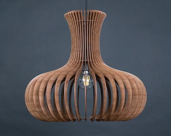 Suspension en bois, lumière en bois, luminaire en bois, lumière en bois, lumière scandinave, lumière nordique, lampe scandinave, suspension lumineuse scandinave, bois