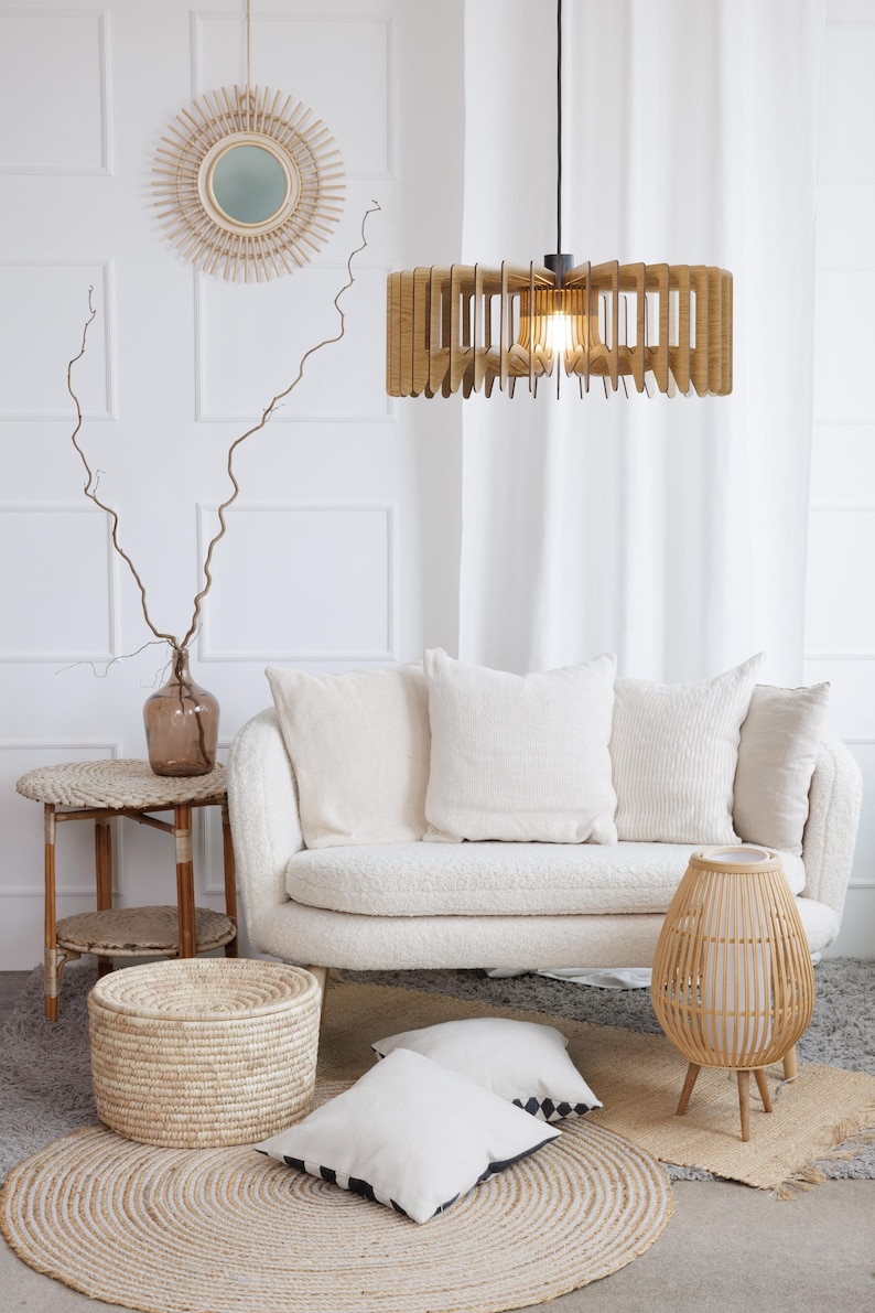 chandelier lighting,pendant light,wood ceiling lamp,wooden ceiling light,Geometric Lamp,dining light,pendant lights wood,modern light image 5