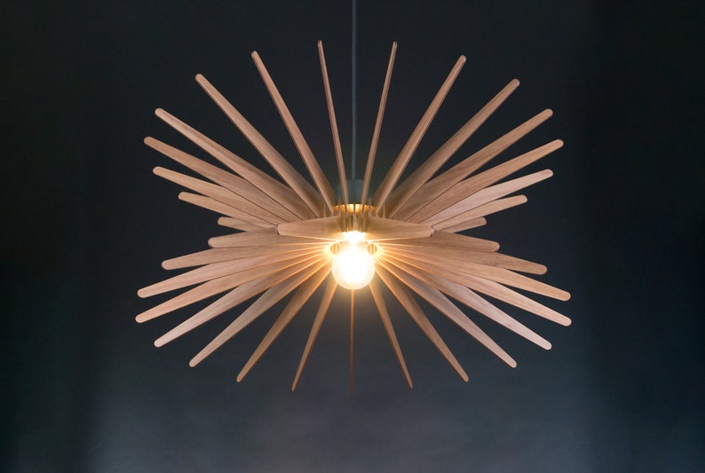 wood ceiling lamp,wooden ceiling light, chandelier lighting,Geometric Lamp,dining light, pendant light, pendant lights wood,modern light image 9