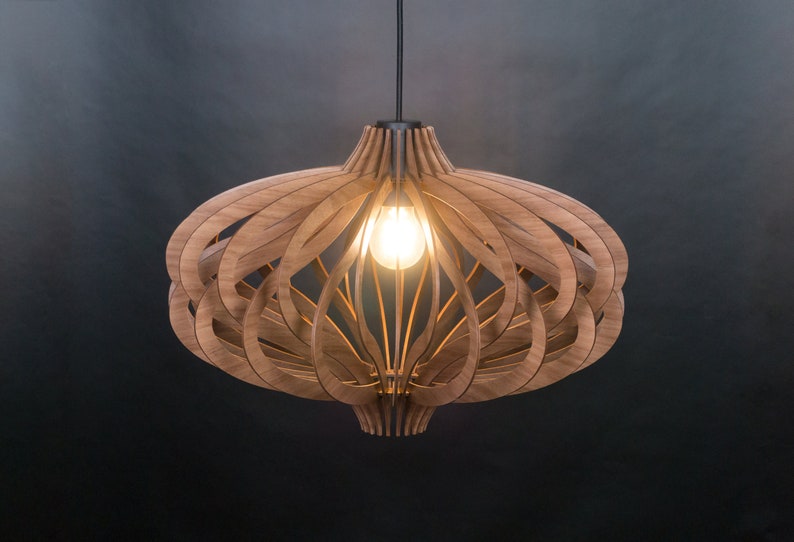 Mid century modern,pendant lamp, pendant light, wood ceiling lamp, wooden ceiling light, wood lamp, pendant lights wood, modern light, lamp image 7