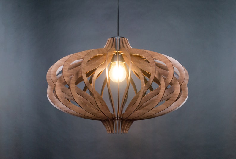 Mid century modern,pendant lamp, pendant light, wood ceiling lamp, wooden ceiling light, wood lamp, pendant lights wood, modern light, lamp image 8