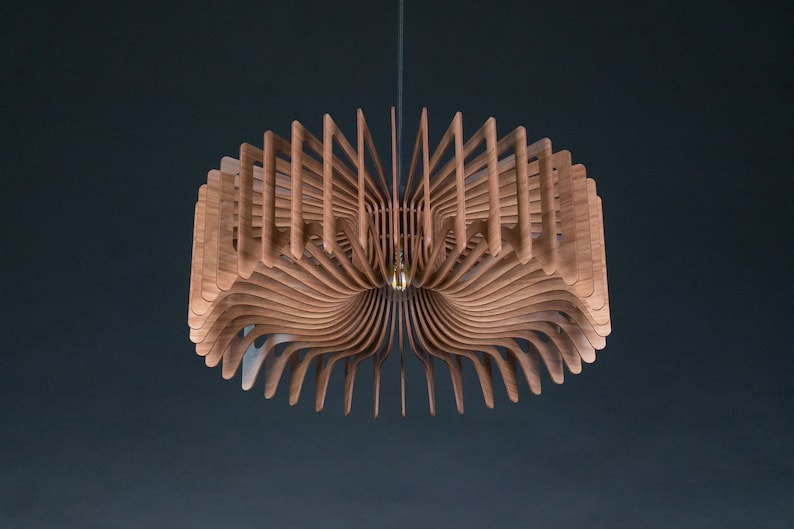 Kronleuchter Beleuchtung,Holz Deckenleuchte,Holz Deckenleuchte,Geometrische Lampe,Essen Licht,Holz Pendelleuchten,modernes Licht Bild 1