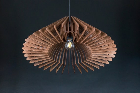 Lampe Design Emil en Bois - Luminaire Design en Bois Naturel