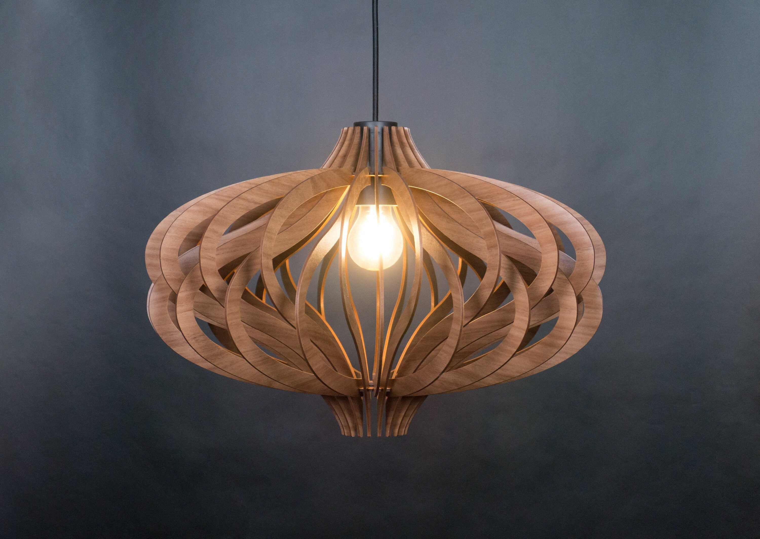 Holz Pendelleuchte, Holz Deckenleuchten, Holz Pendelleuchte, Holz Lampe, Pendelleuchte, moderne Lichtanhänger, Esszimmer Lampe, Leuchte