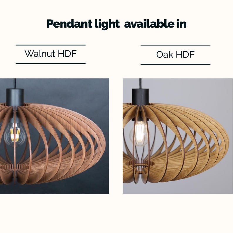 Wood Pendant Light,wooden chandelier,mid century modern,pendant light, ceiling fixture,wood lamp, wooden lamp,ceiling light,modern lampshade image 4