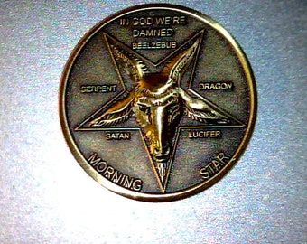 Coins Money Etsy - best seller lucifer coin morningstar tv hit series 1 1 4 highest quality solid 18g brass coin
