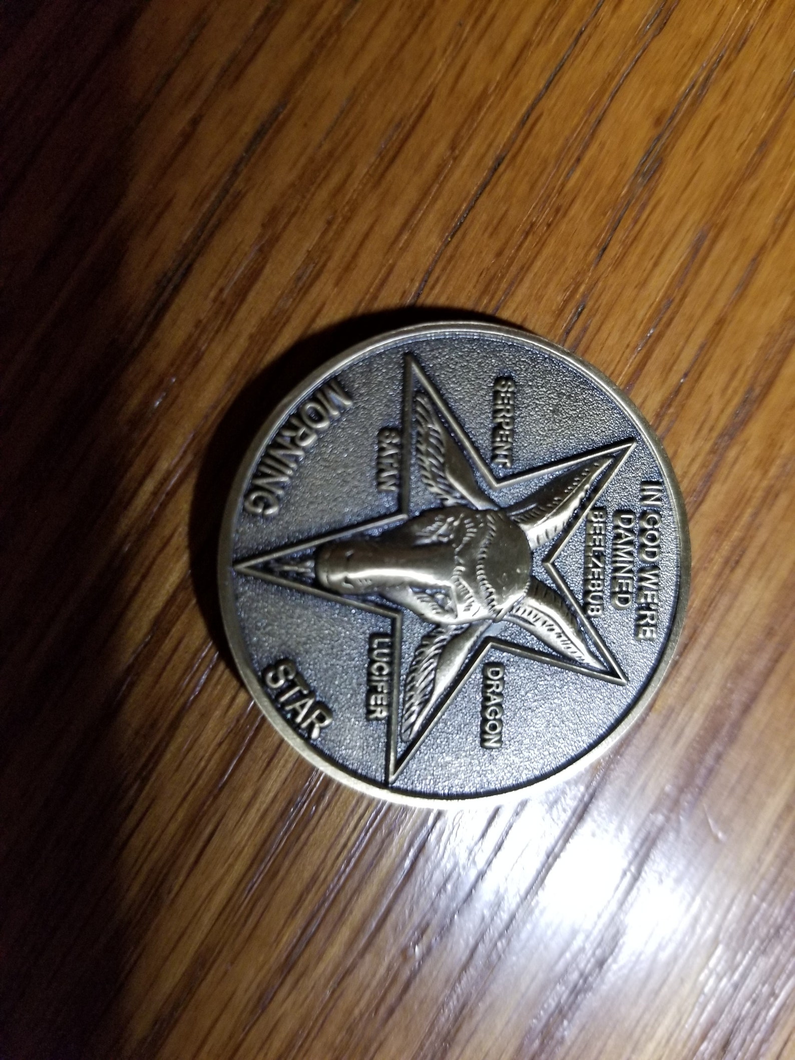 Best Seller LUCIFER COIN Morningstar TV Hit Series 1 Etsy