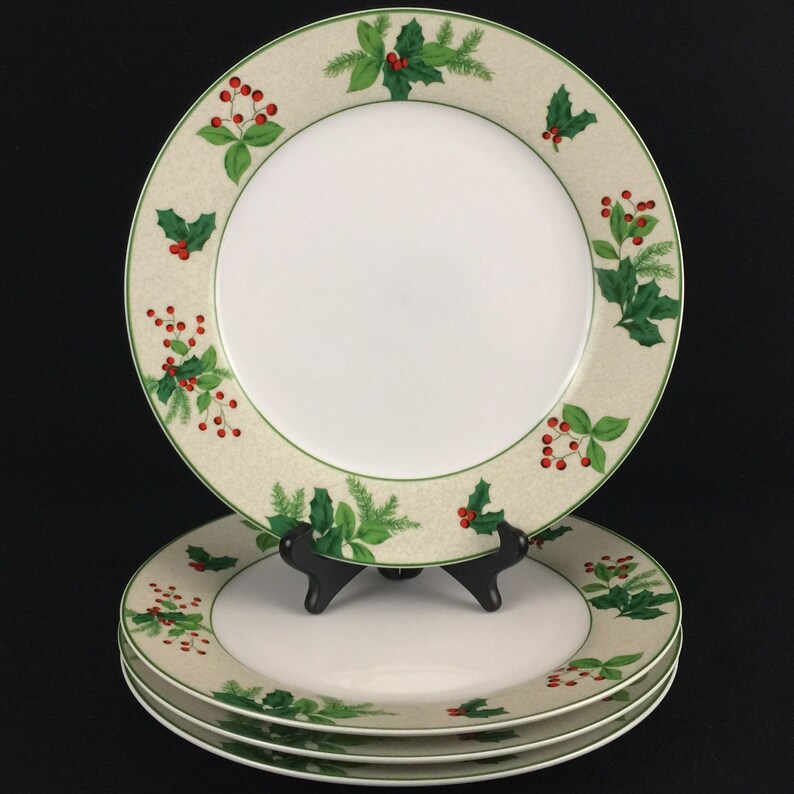 Kuche Essen Haus Wohnen Lot Of 4 Vintage Dinner Plates 10 12