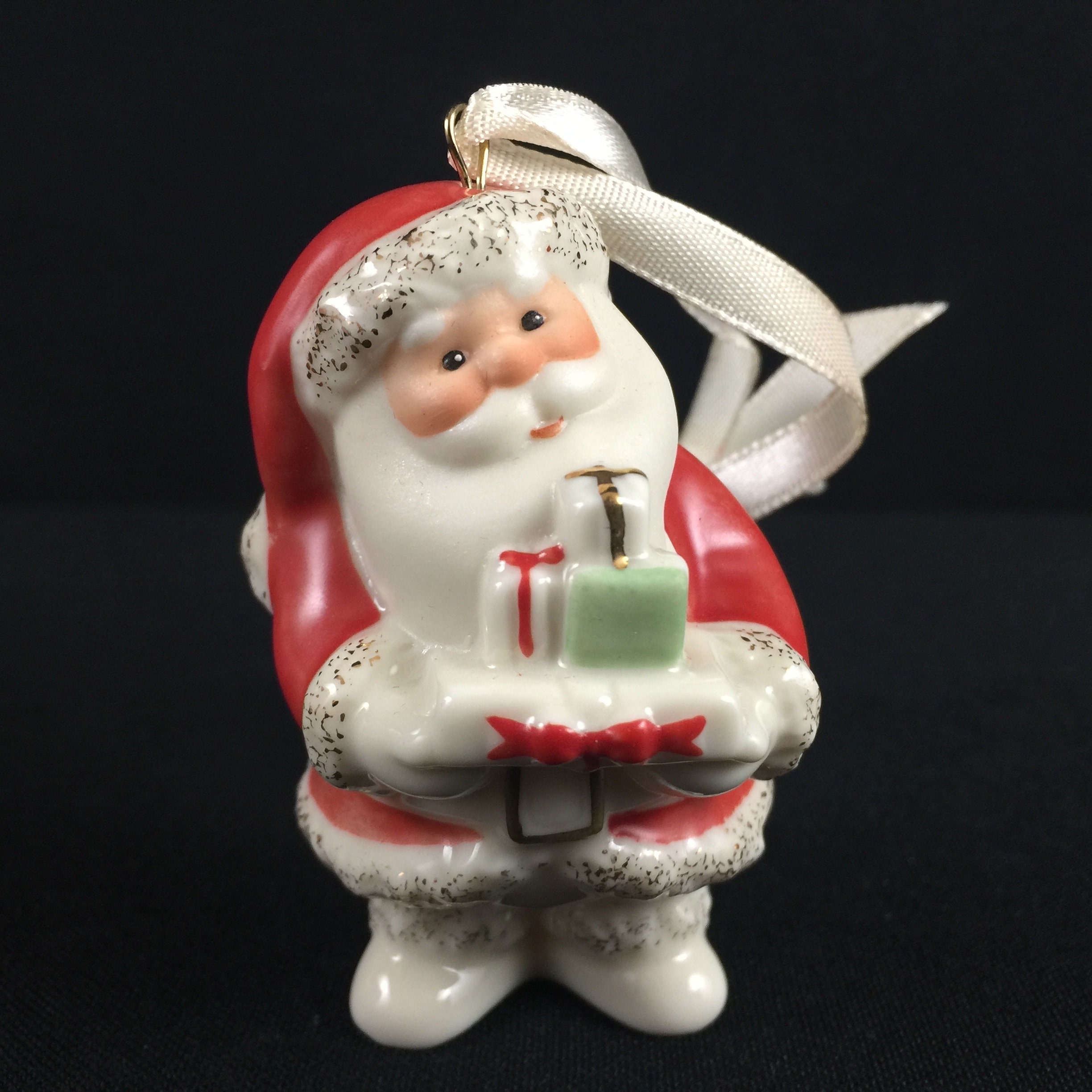 Vintage Lenox Santa Claus Ornament 2 3/4 Santa | Etsy