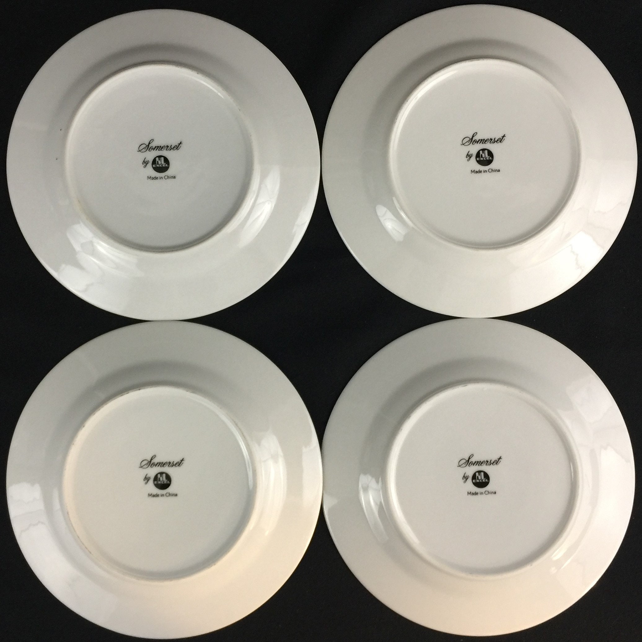 Set de 4 Vintage Bread and Butter Plates 7 de Excel Etsy