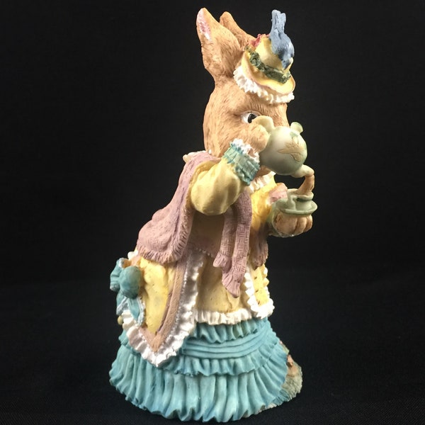 Victorian Rabbit Figurine Etsy