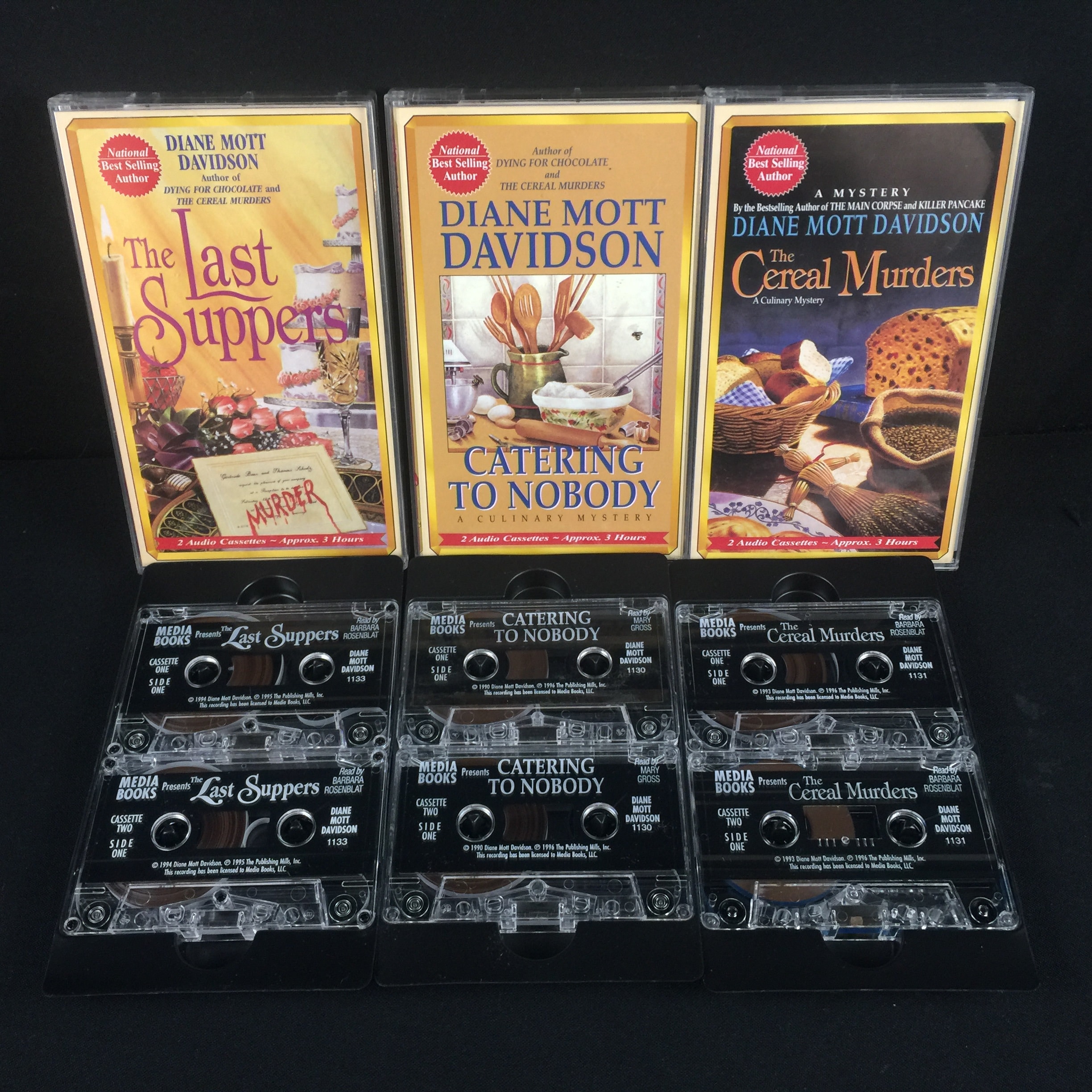 Diane Mott Davidson 3 Audio Book Cassette Tapes Culinary Etsy