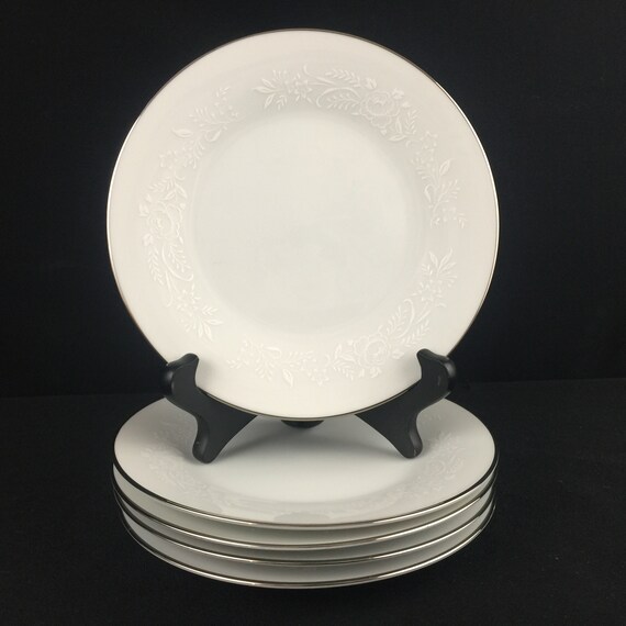 Set of 5 Vintage Bread and Butter Plates 6 1/4 by Etsy