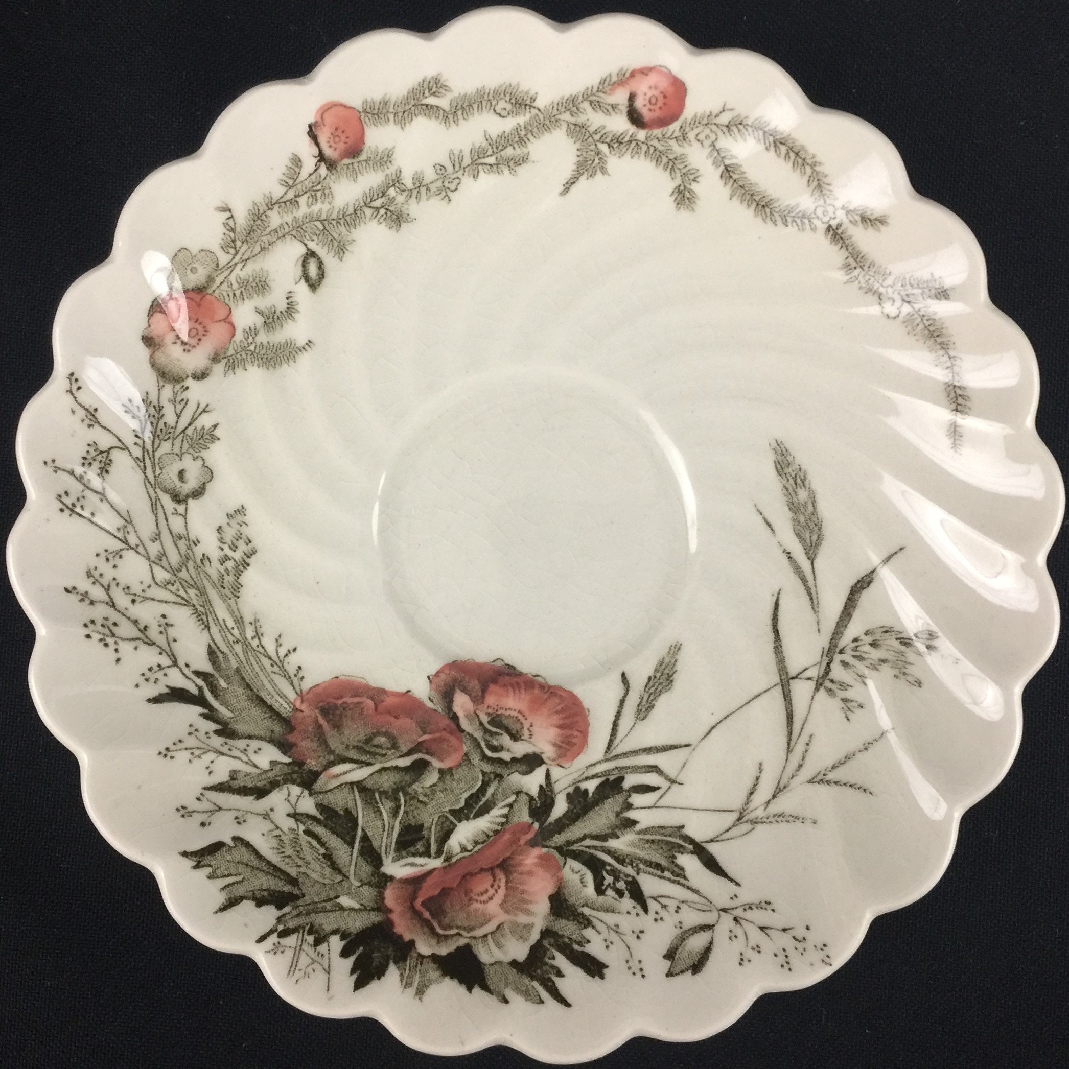 Set of 4 Vintage Saucer Plates 5 1/2 by A. J. Wilkinson Etsy