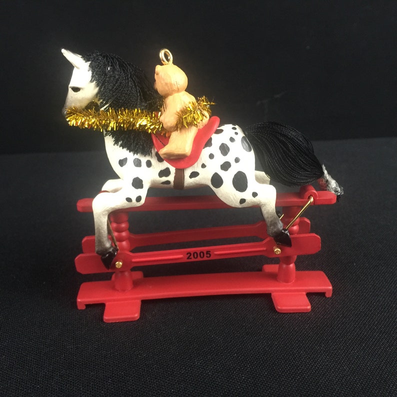Hallmark Ornament A Pony for Christmas 8th in Series Bear Etsy