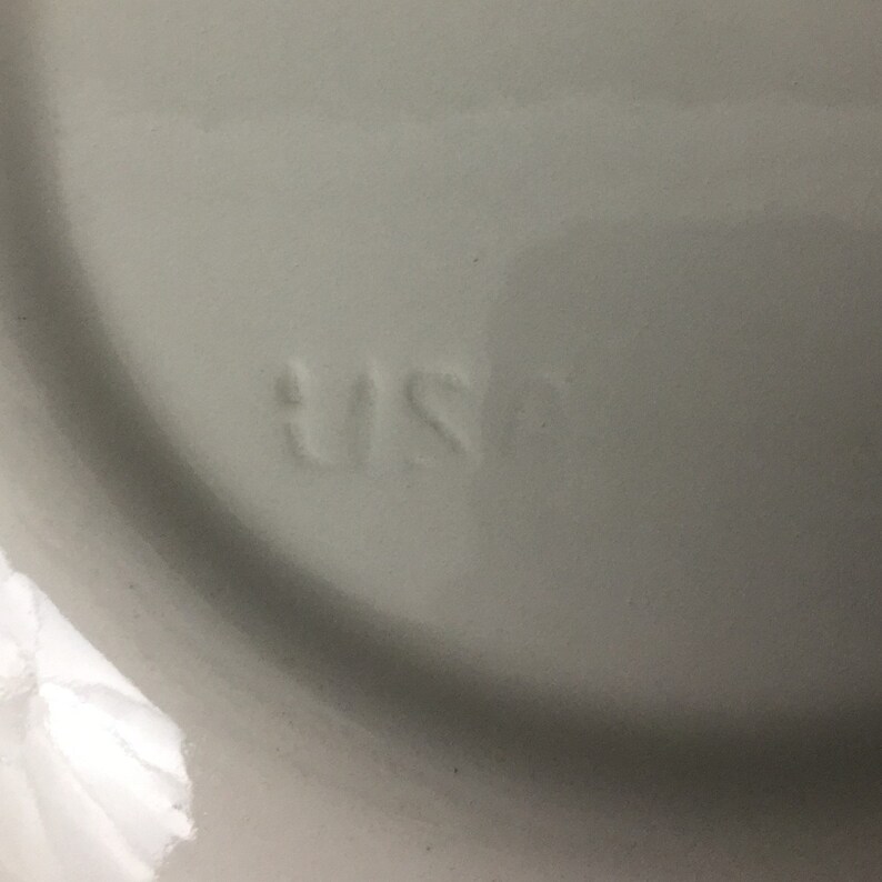 Set of 4 Vintage Salad Plates by Royal China Company Christmas Tree RYL81 Sebring OH Made in USA