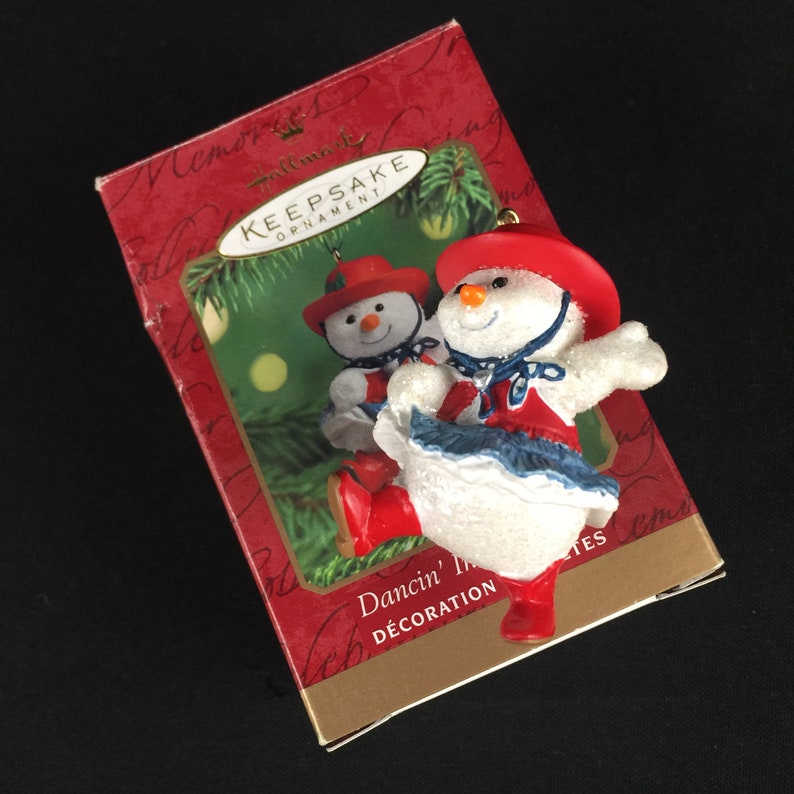 Vintage Hallmark Keepsake 2000 Christmas Ornament Dancin/' In Christmas Cowgirl Snowgirl Western