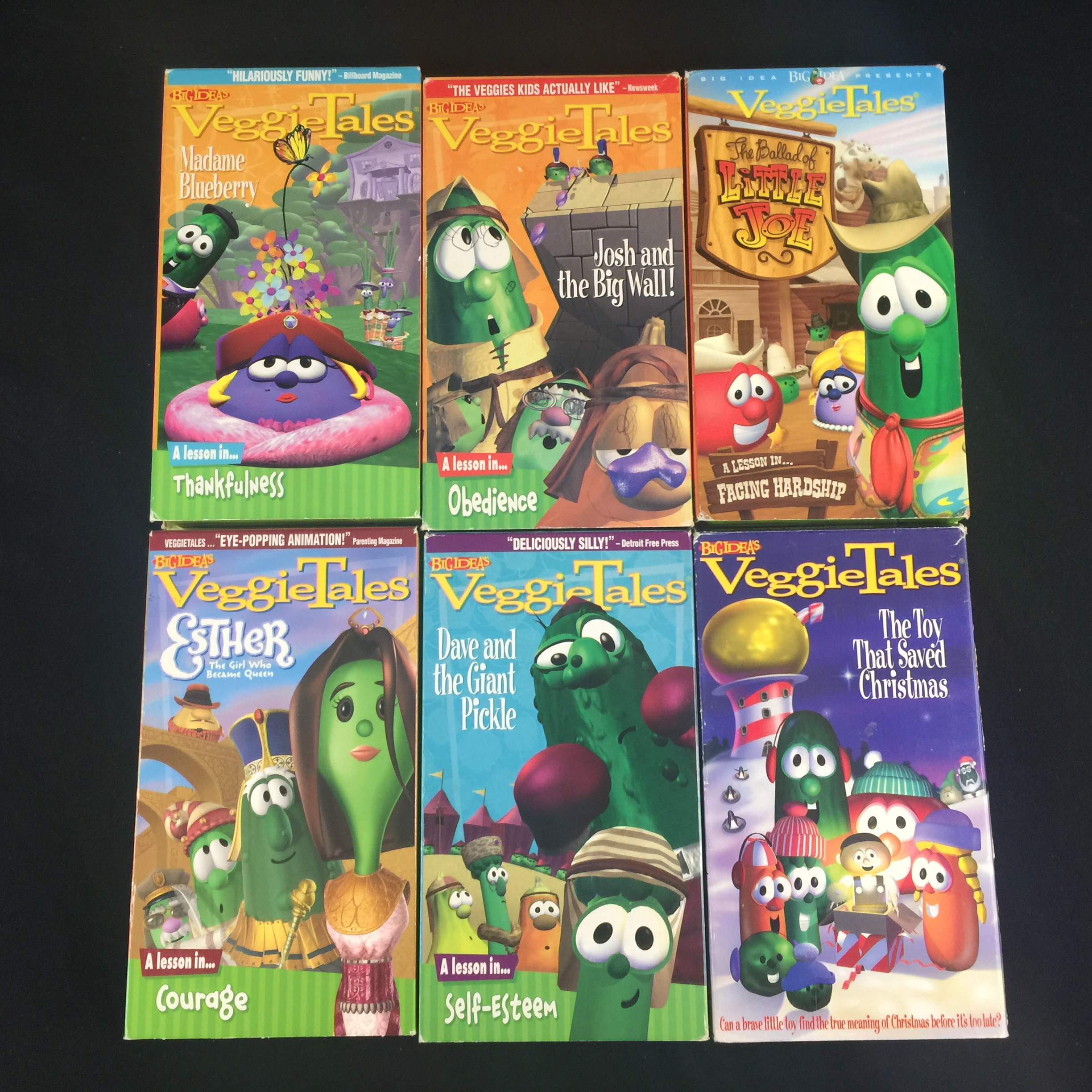 Veggie Tales VHS Tapes Lot of 18 Life Lessons Christian Morals - Etsy