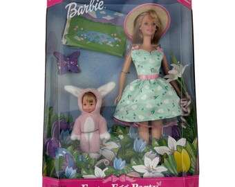 Barbie and Kelly Easter Egg Party Dolls Gift Set Target VTG 1999 Mattel 25790