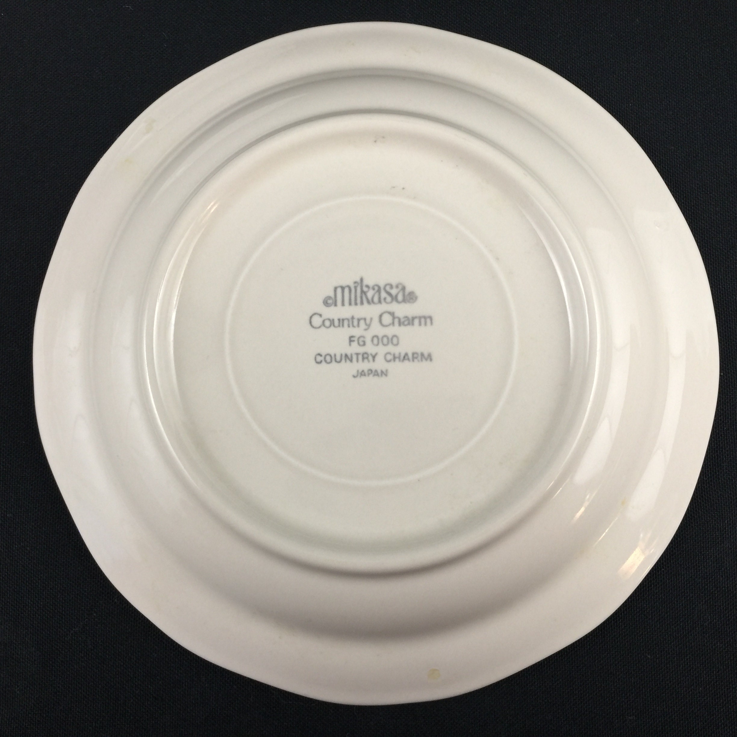 Set of 2 Vintage Saucer Plates 6 1/4 by Mikasa Country Etsy