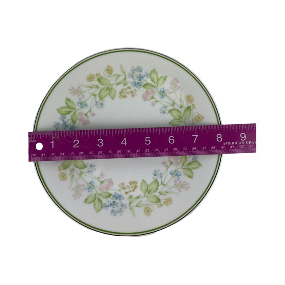 Noritake Essence Salad Dessert Plates Set of 4 Vintage 8