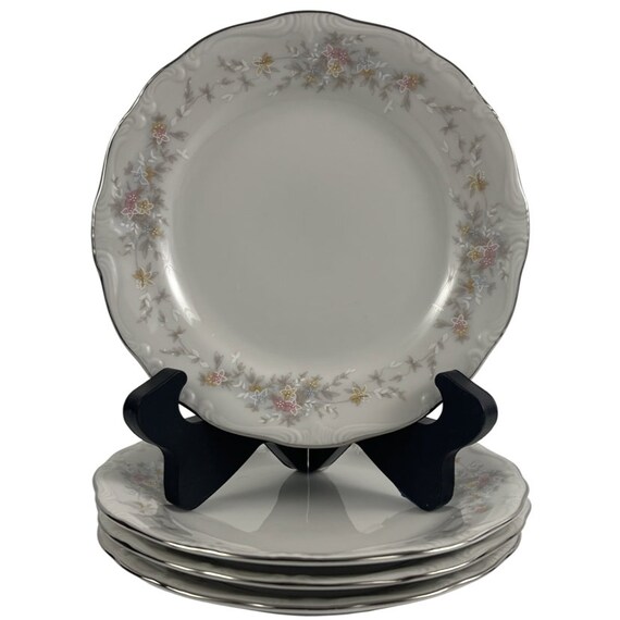 Johann Haviland Floral Splendor Bread and Butter Plates 4 Pieces