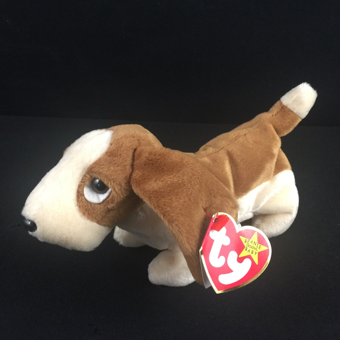 Vintage TY Beanie Babies Tracker The Basset Hund Dog 8 Etsy