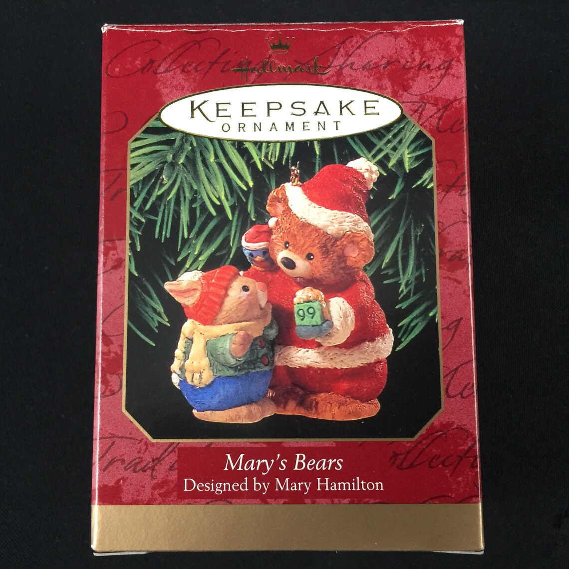 Vintage 1999 Hallmark Christmas Ornament Mary's Bears Mary | Etsy