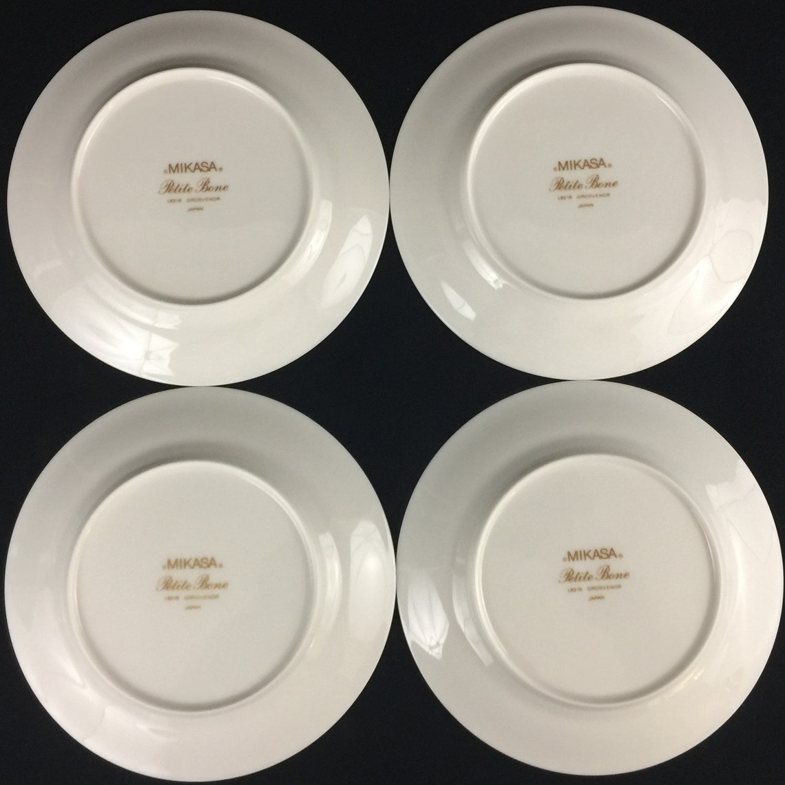 Set of 4 Vintage Bread and Butter Plates 7 by Mikasa Etsy