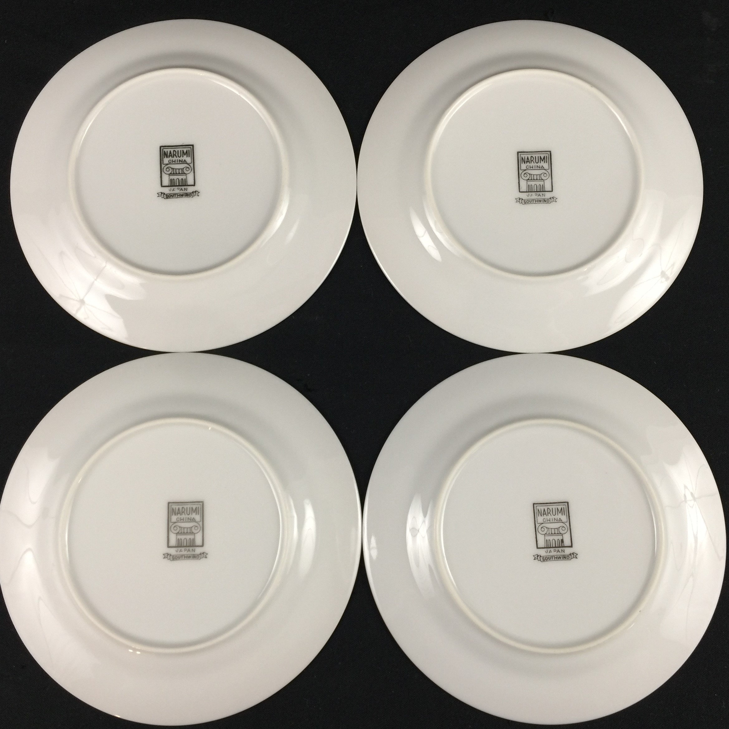 Set of 4 Vintage Bread and Butter Plates 6 5/8 by Narumi Etsy