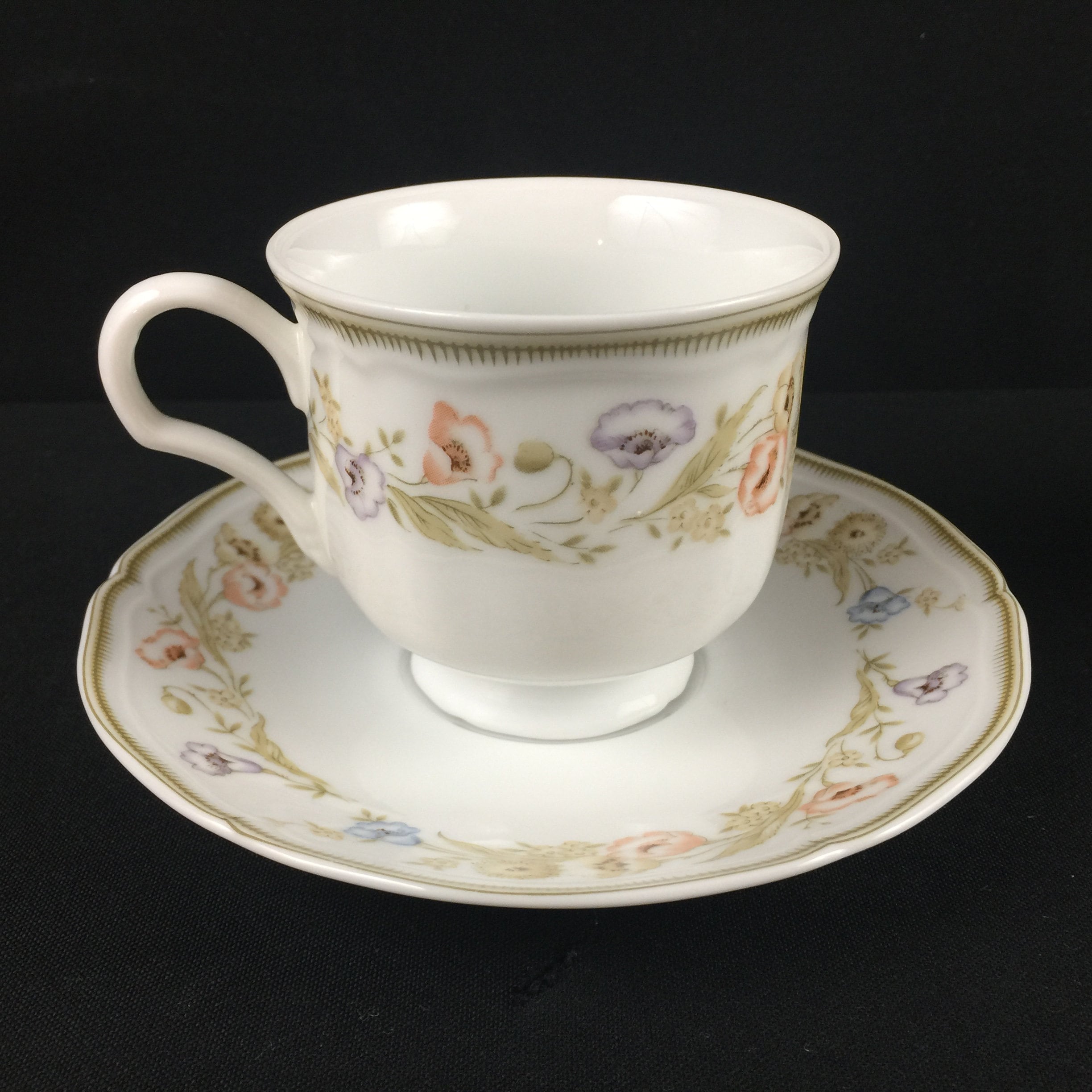 Set of 4 Vintage Cups and Saucers by Mikasa Petite Multi Etsy