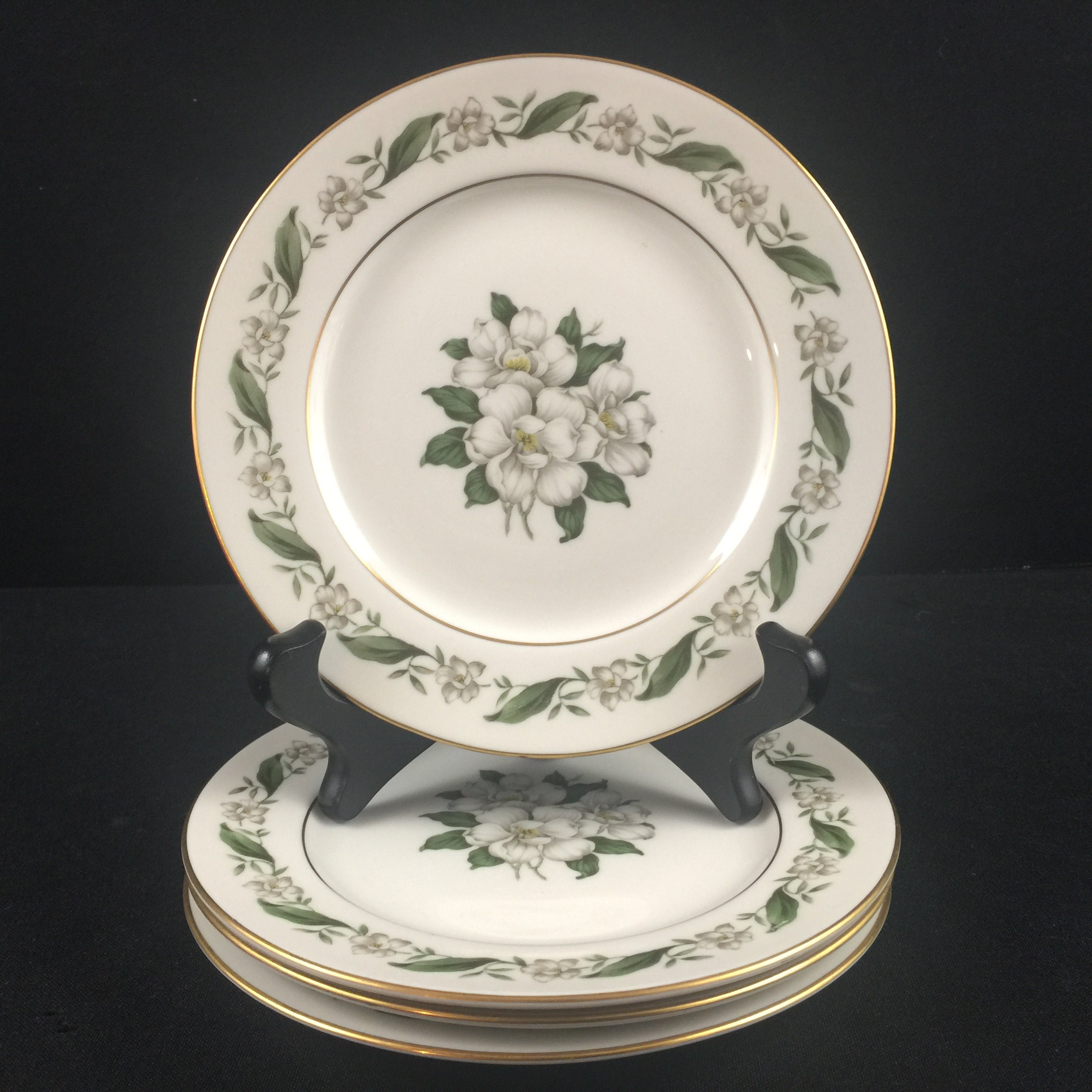 Set of 4 Vintage Bread and Butter Plates 6 by Royal Etsy