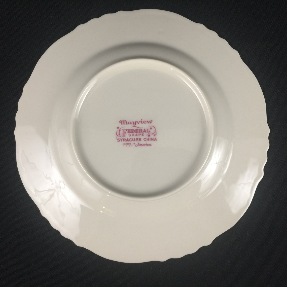 Set of 4 Vintage Bread and Butter Plates 6 3/8 by Etsy