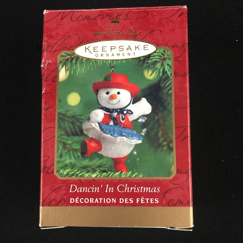 Vintage Hallmark Keepsake 2000 Christmas Ornament Dancin/' In Christmas Cowgirl Snowgirl Western