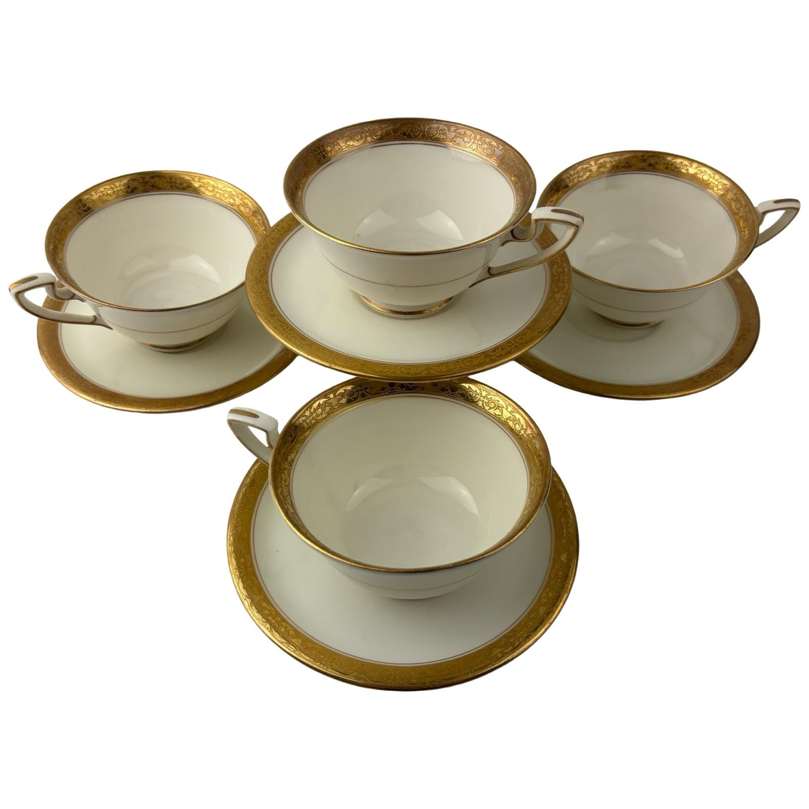 工芸品 Worcester Cup&Saucer? Antique Royal Worcester Demitasse Cup & Saucer, Aesthetic (item