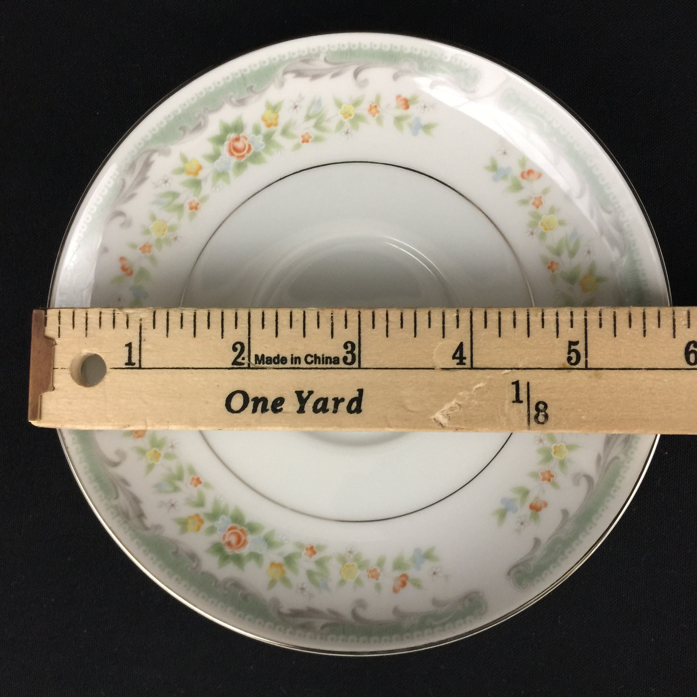 Set of 4 Vintage Saucer Plates 5 3/4 Roseville Japan Etsy