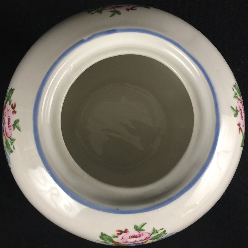 Vintage Lidded Sugar Bowl by Tabletops Unlimited Victoria Floral Bouquet