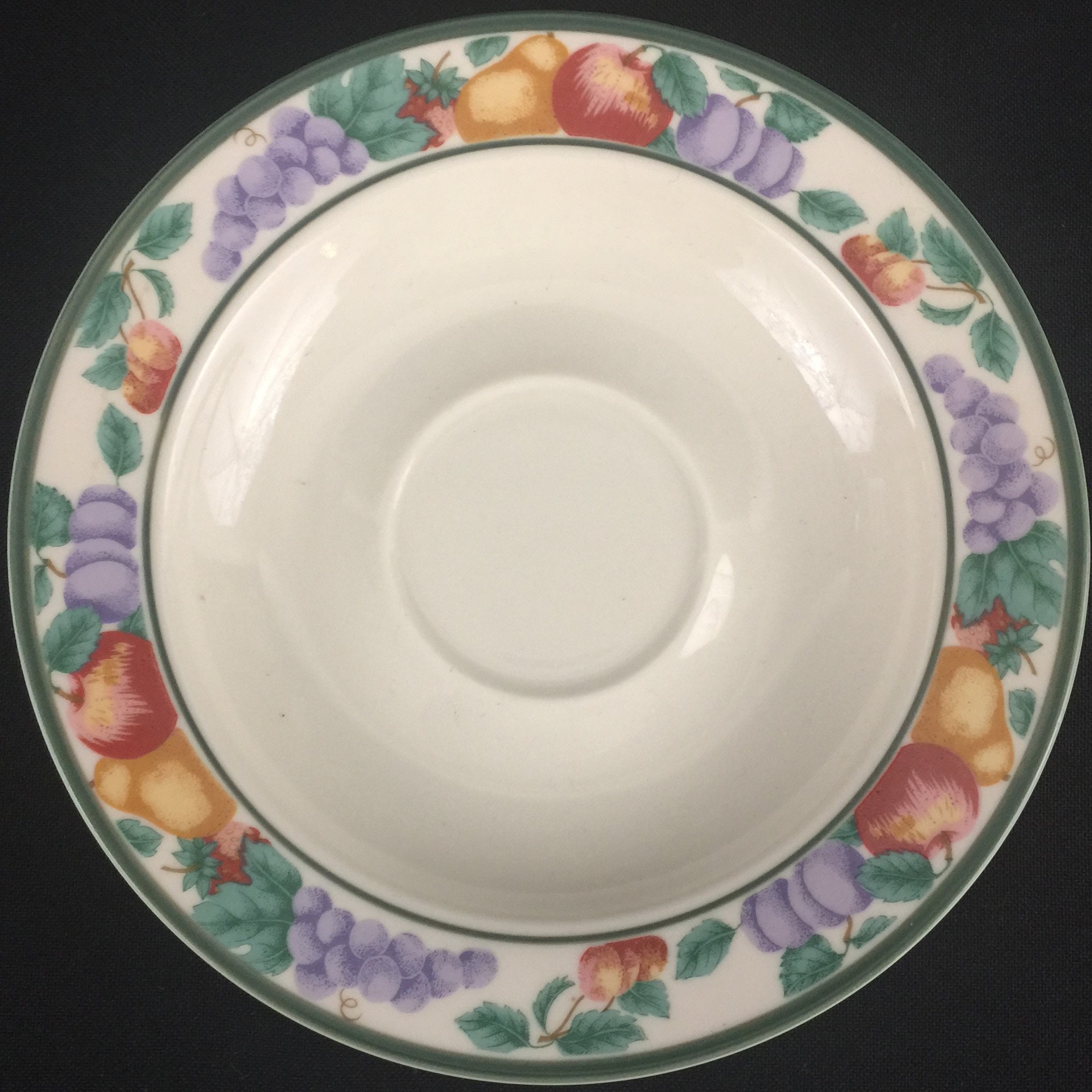 Set of 4 Vintage Saucer Plates by Tienshan Intro Stoneware Etsy