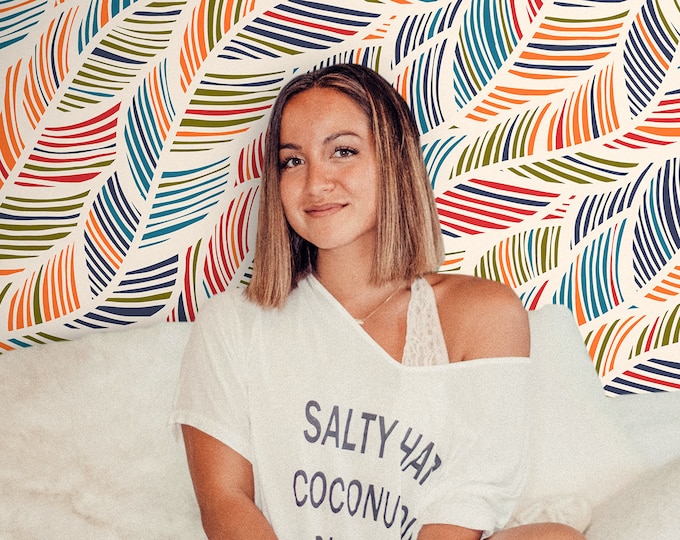 Geometric Cyanotype Minimal Wallpaper. Removable and Self - Etsy