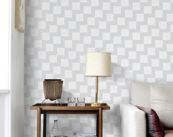 Gentle zigzag pattern wallpaper,  Repositionable, peel and stick wallpaper,  Wallskin, wall cover, wall mural  #44