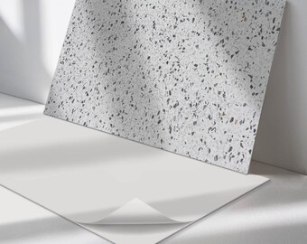 Stone with texture Panel Stickers, Gray Removable Panels, Splashback Panel, Textures Decal Decoration, Kitchen Panel Stickers