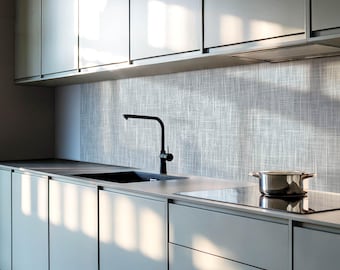 Delicate texture pattern Panel Stickers, Gray Removable Panels, Splashback Panel, Textures Decal Decoration, Kitchen Panel Stickers