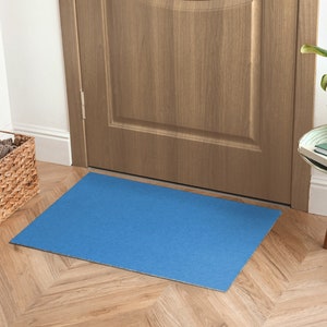 Blue Eyes Color Welcome Mat, Personalized Doormat, Blue Entrance Mat, Cool Doormat, Neutral Pattern