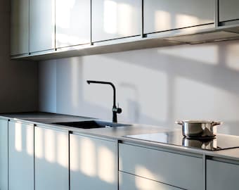 Color Gray Panel Stickers, Gray Removable Panels, Splashback Panel, Backgrounds And Patterns Decal Decoration, Kitchen Panel Stickers